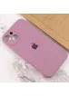 Чехол Silicone Case Full Camera Protective (AA) для Apple iPhone 14 (6.1") Лиловый / Lilac Pride / PVH