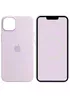 Чехол Silicone case (AAA) full with Magsafe and Animation для Apple iPhone 14 (6.1") Сиреневый / Lilac