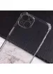TPU чехол GETMAN Ease logo усиленные углы для Apple iPhone 14 (6.1") Серый (прозрачный)