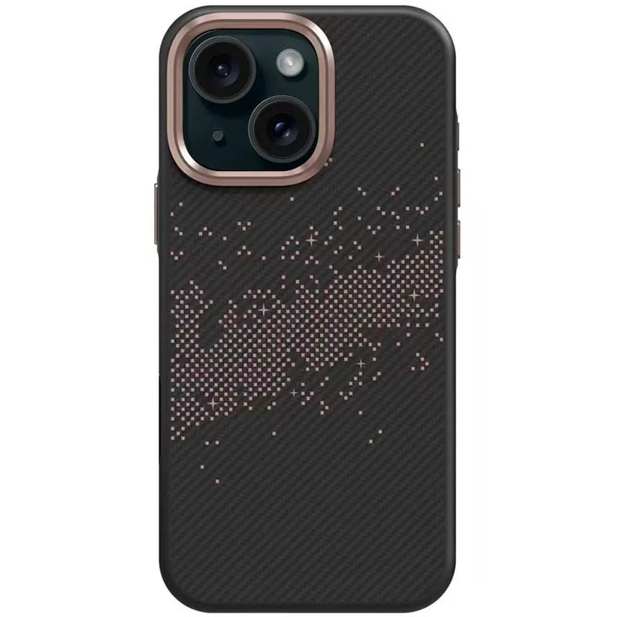 TPU чехол Monzo (MagFit) для Apple iPhone 14 / 13 (6.1") Titanium gold