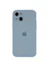 Чехол Silicone Case Full Camera Protective (AA) для Apple iPhone 14 (6.1") Голубой / Sweet Blue