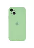 Чехол Silicone Case Full Camera Protective (AA) для Apple iPhone 14 (6.1") Мятный / Mint