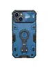 TPU+PC чехол Nillkin CamShield Armor Pro no logo (шторка на камеру) для Apple iPhone 14 (6.1") Синий