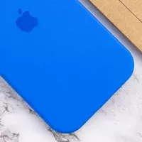 Чохол Silicone Case Full Camera Protective (AA) Apple iPhone 14 (6.1") Синій / Capri Blue