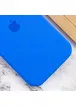 Чехол Silicone Case Full Camera Protective (AA) для Apple iPhone 14 (6.1") Синий / Capri Blue