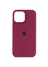 Чохол Silicone Case Full Protective (AA) для Apple iPhone 14 (6.1") Бордовий / Maroon