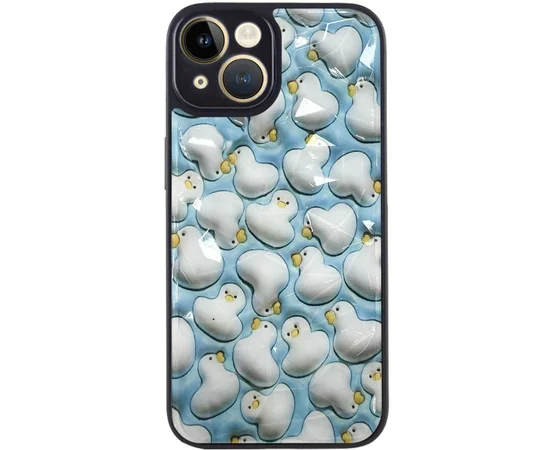 TPU+PC чехол Prisma Plushie для Apple iPhone 14 (6.1") Ducks