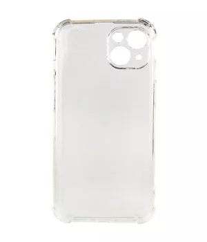 TPU чехол GETMAN Ease logo усиленные углы для Apple iPhone 14 (6.1") Бесцветный (прозрачный)