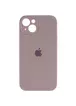 Чохол Silicone Case Full Camera Protective (AA) Apple iPhone 14 (6.1") Сірий / Lavender