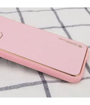 Шкіряний чохол Xshield для Apple iPhone 14 (6.1") Рожевий / Pink