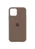 Чехол Silicone Case Full Protective (AA) для Apple iPhone 14 (6.1") Коричневый / Brown