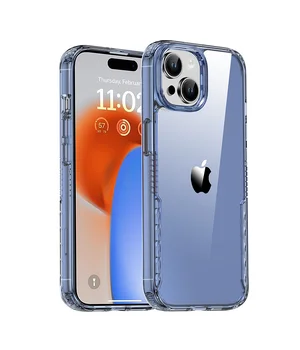 Чехол TPU+PC Multi-Color для Apple iPhone 14 (6.1") Blue