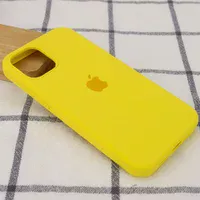 Чехол Silicone Case Full Protective (AA) для Apple iPhone 14 (6.1") Желтый / Neon Yellow