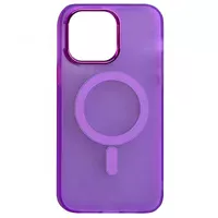 Чехол TPU+PC Lily with MagSafe для Apple iPhone 14 (6.1") Purple
