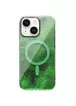 Чехол TPU Shiny Mountain (MagFit) для Apple iPhone 14 / 13 (6.1") Green