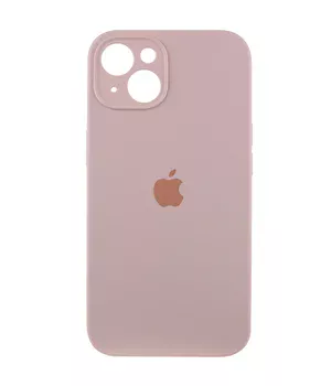 Чохол Silicone Case Full Camera Protective (AA) Apple iPhone 14 (6.1") Рожевий / Chalk Pink