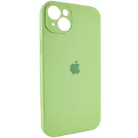 Чохол Silicone Case Full Camera Protective (AA) Apple iPhone 14 (6.1") Зелений / Pistachio