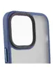 TPU+PC чехол Metal Buttons для Apple iPhone 14 (6.1") Синий