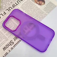 Чехол TPU+PC Lily with MagSafe для Apple iPhone 14 (6.1") Purple