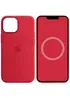 Чехол Silicone case (AAA) full with Magsafe and Animation для Apple iPhone 14 (6.1") Красный / Red