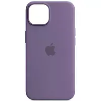 Чохол Silicone case (AAA) full with Magsafe and Animation для Apple iPhone 14 (6.1") Фіолетовий / Iris