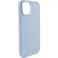 TPU чехол Bonbon Metal Style для Apple iPhone 14 (6.1") Голубой / Mist blue