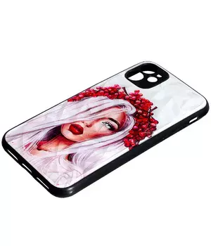 TPU+PC чохол Prisma Ladies для Apple iPhone 14 (6.1") Ukrainian Girl