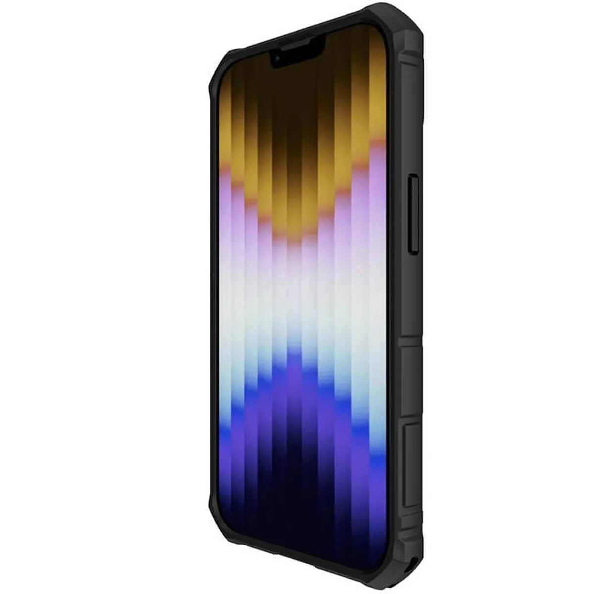 TPU+PC чехол Nillkin CamShield Armor Pro no logo (шторка на камеру) для Apple iPhone 14 (6.1") Черный