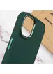 TPU чохол Bonbon Metal Style для Apple iPhone 14 (6.1") Зелений / Pine green