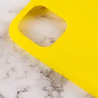 Силиконовый чехол Candy для Apple iPhone 14 (6.1") Желтый