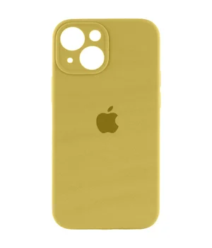 Чохол Silicone Case Full Camera Protective (AA) Apple iPhone 14 (6.1") Жовтий / Mellow Yellow