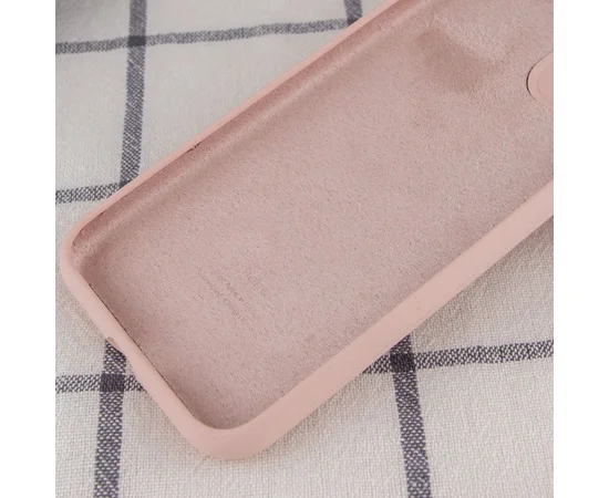 Чохол Silicone Case Full Camera Protective (AA) Apple iPhone 14 (6.1") Рожевий / Pink Sand