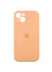 Чохол Silicone Case Full Camera Protective (AA) Apple iPhone 14 (6.1") Помаранчевий / Cantaloupe