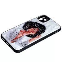 TPU+PC чехол Prisma Ladies для Apple iPhone 14 (6.1") Girl in a hat