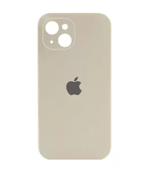 Чехол Silicone Case Full Camera Protective (AA) для Apple iPhone 14 (6.1") Бежевый / Antique White