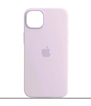 Чехол Silicone case (AAA) full with Magsafe and Animation для Apple iPhone 14 (6.1") Сиреневый / Lilac