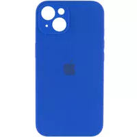 Чохол Silicone Case Full Camera Protective (AA) Apple iPhone 14 (6.1") Синій / Capri Blue