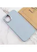 TPU чехол Bonbon Metal Style для Apple iPhone 14 (6.1") Голубой / Mist blue