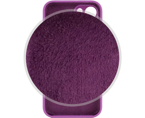 Чохол Silicone Case Full Camera Protective (AA) Apple iPhone 14 (6.1") Фіолетовий / Grape