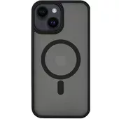 TPU+PC чохол Metal Buttons with MagSafe для Apple iPhone 14 (6.1") Чорний