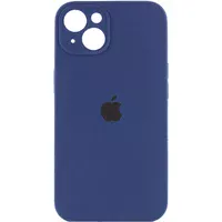 Чохол Silicone Case Full Camera Protective (AA) для Apple iPhone 14 (6.1") Синій / Deep navy / PVH
