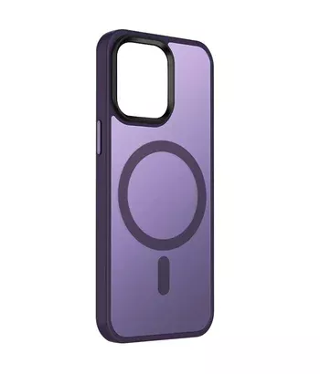 Чохол Ummi Colorful with MagSafe для Apple iPhone 14 (6.1") Темно-фіолетовий / Dark Purple