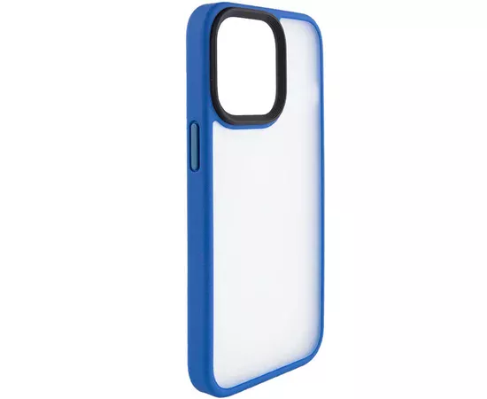 TPU+PC чохол Metal Buttons для Apple iPhone 14 (6.1") Блакитний