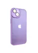Чехол TPU+Glass Sapphire Midnight для Apple iPhone 14 (6.1") Сиреневый / Lilac