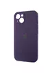 Чехол Silicone Case Full Camera Protective (AA) для Apple iPhone 14 (6.1") Фиолетовый / Elderberry
