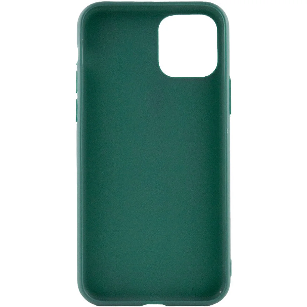 Силиконовый чехол Candy для Apple iPhone 14 (6.1") Зеленый / Forest green