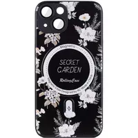 TPU+PC чехол Secret Garden with MagSafe для Apple iPhone 14 (6.1") Black