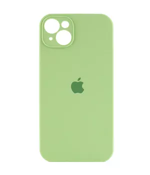 Чехол Silicone Case Full Camera Protective (AA) для Apple iPhone 14 (6.1") Зеленый / Pistachio