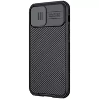 Карбоновая накладка Nillkin CamShield Pro для Apple iPhone 14/13 (6.1") Черный / Black