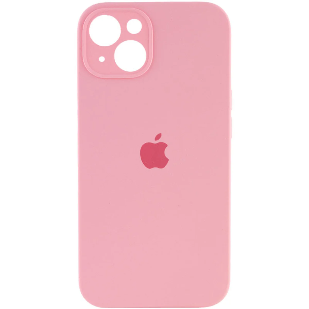 Чохол Silicone Case Full Camera Protective (AA) Apple iPhone 14 (6.1") Рожевий / Light pink / PVH